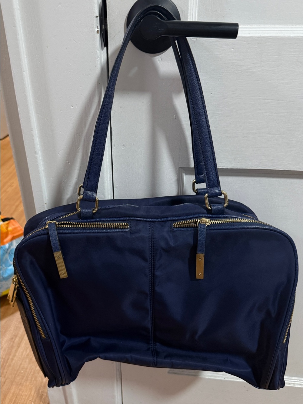 Navy Women’s Shoulder Bag - Classic Everyday Tote